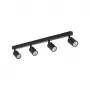 Lamp Spot Light Top GU10 4x10W Schwarz