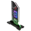 Lamptron Vertical GPU Holder mit Display - Schwarz
