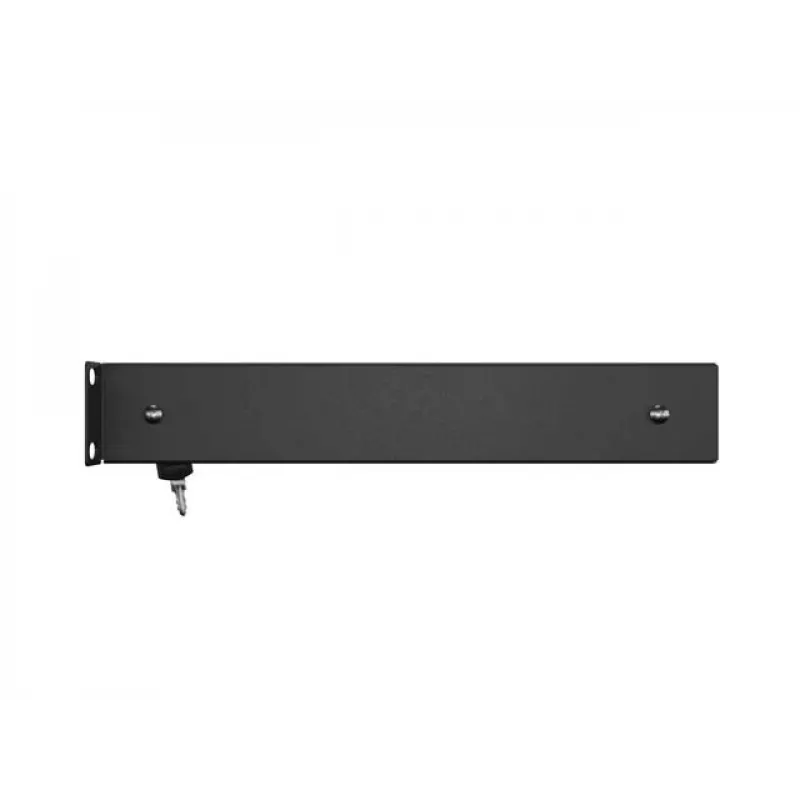 LANBERG 19-Zoll 1U Schublade ausziehbar 270mm Tiefe Schwarz (483x270mm, Tragfähigkeit 30kg)