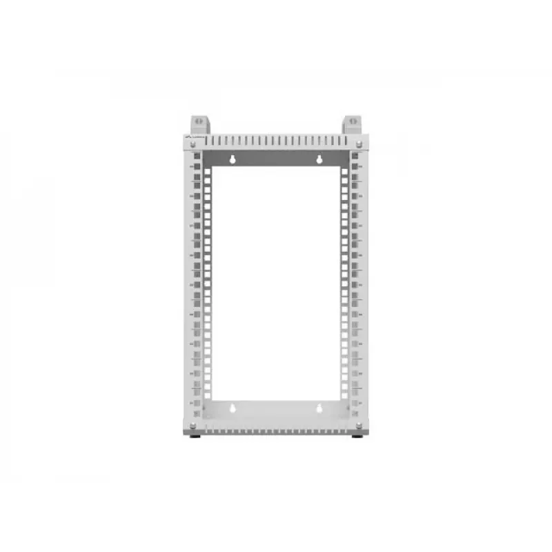 LANBERG OR10-2309-S Open Rack 10 inch 9U 280x300 Grau Wandmontage/Tisch Stahl-Rack