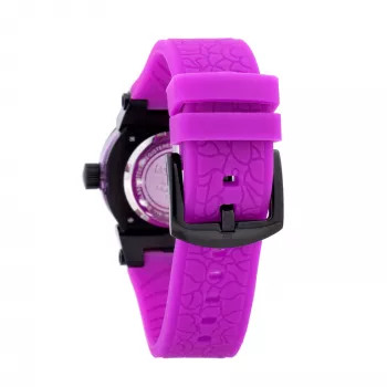 LANCASTER OLA0643BKVL Damen Quarz Analog Uhr 38mm Schwarzes Lederarmband