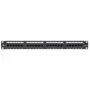 LANVIEW LPP110 1U 24-Port Cat5e RJ-45 Ungeschirmtes Patchpanel (Krone IDC)
