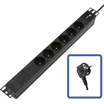LANVIEW POWER STRIP 19 - 6 Wege - 1U