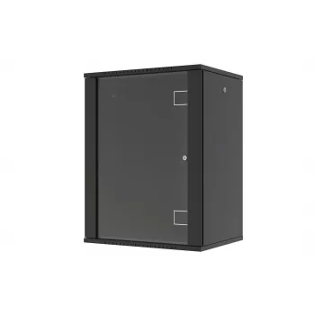 LANVIEW Quick Assembly Flat Pack 19 6U Wandmontage-Netzwerkschrank - Schwarz (RWF16U45BL)