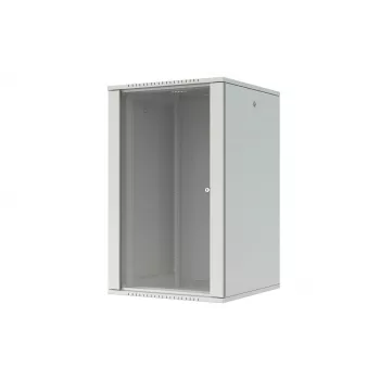 LANVIEW Quick Assembly Flat pack 19 6U Wandmontage-Rack (Schwarz)