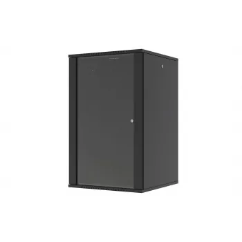 LANVIEW Quick Assembly Flat Pack 19 6U Wandmontage-Rack-Gehäuse (Schwarz)