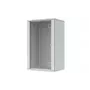 LANVIEW Quick Assembly Flat Pack 19 9U Wandmontage-Netzwerkschrank, schwarz, 600x464x450mm