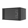 LANVIEW Quick Assembly Flat Pack 19 Wandmontage-Schrank - 6U, 19 Zoll, Schwarz