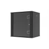 LANVIEW Quick Assembly Flat Pack 19 Wandgehäuse 9U Schwarz