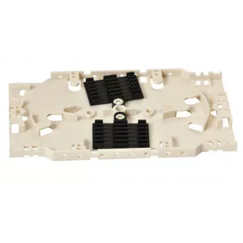 LANVIEW Spleißkassette für 12 Fasern, schwarzes ABS-Kunststoff (LVO231002)
