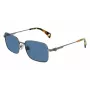 LANVIN LNV104S-050 Unisex Sonnenbrille - Schwarzer Acetatrahmen, graue CR-39-Gläser, 56/18/140 mm