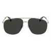 LANVIN LNV110S-045 Herren eckige Sonnenbrille Schwarz/Grau 60/14/145 mm