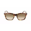 LANVIN LNV620S-213 Herren eckige Acetat-Sonnenbrille Havana Brown Gradient 52mm