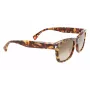 LANVIN LNV620S-213 Herren eckige Acetat-Sonnenbrille Havana Brown Gradient 52mm