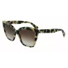 LANVIN Damen Butterfly-Sonnenbrille LNV617S-272 Havana/Brown Gradient 59mm