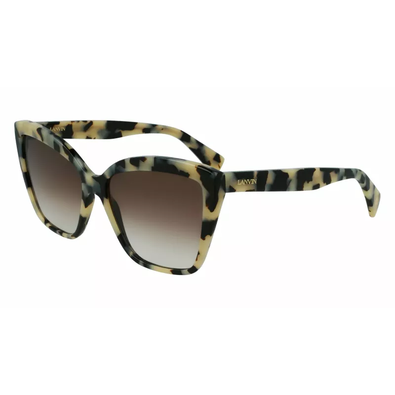 LANVIN Damen Butterfly-Sonnenbrille LNV617S-272 Havana/Brown Gradient 59mm