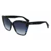 LANVIN Damen LNV617S-425 Butterfly Sonnenbrille Blau Verlauf 59mm