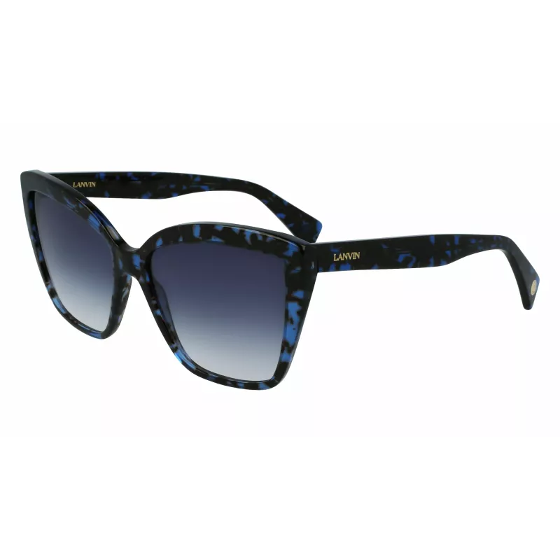 LANVIN Damen LNV617S-425 Butterfly Sonnenbrille Blau Verlauf 59mm