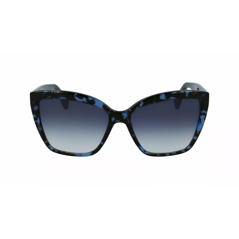 LANVIN Damen LNV617S-425 Butterfly Sonnenbrille Blau Verlauf 59mm