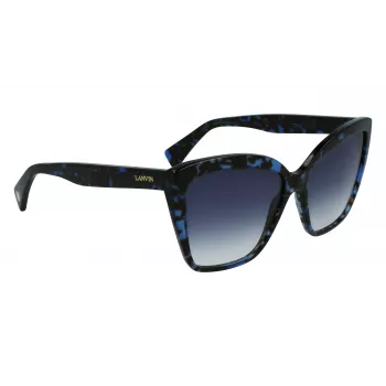 LANVIN Damen LNV617S-425 Butterfly Sonnenbrille Blau Verlauf 59mm