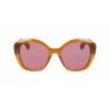 LANVIN Damen LNV628S-208 Cat-Eye-Sonnenbrille Havana Acetat Brauner Verlaufsglas 54mm