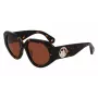 LANVIN Damen-Sonnenbrille LNV647S-234 Brown Havana Acetat 53mm