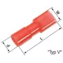 LAPP L-RA 48 V gerade zirkulare Buchse, 3-polig, Schraubanschluss, IP67, Rot 61794955