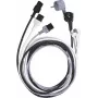 LAPP Netzkabel mit Schuko-Stecker auf IEC C13-Buchse, H05VV-F, 2,5 m, Schwarz, 10 A, 250 V 73222334