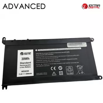 Laptop-Akku DELL WDX0R, 3400mAh, Extra Digital Advanced