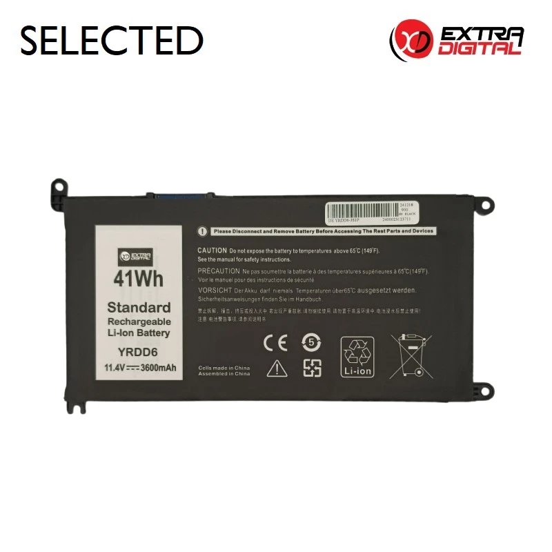Laptop-Akku DELL YRDD6, 3600mAh, Extra Digital Selected