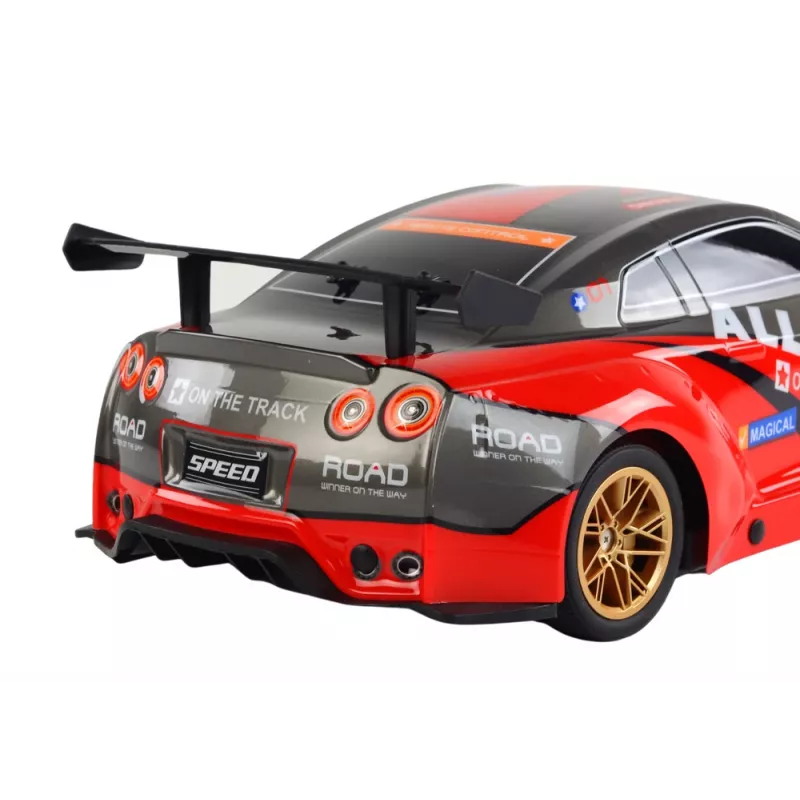 Großes ferngesteuertes Sportauto 1:10 Rot Lean Toys