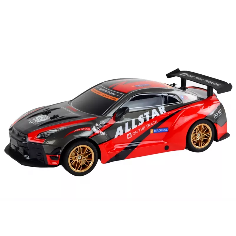 Großes ferngesteuertes Sportauto 1:10 Rot Lean Toys