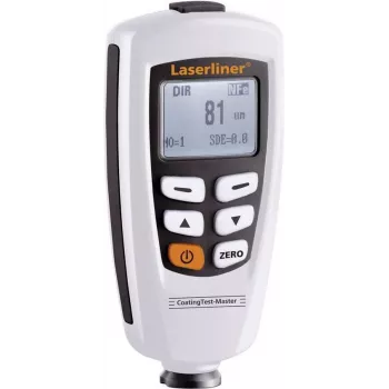 Laserliner CoatingTest-Master Schichtdickenmessgerät, 0-1250 µm, Magnetinduktion & Wirbelstrom, Schwarz/Weiß 082.150A