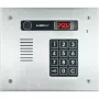 Laskomex CP-2513R INOX Edelstahl Audio-Türstation mit RFID, 13 Wohnungen, horizontal, Unterputzmontage, Silber