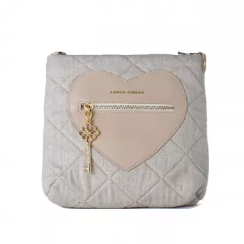 Laura Ashley Damen-Dixicream-Umhängetasche Cremefarben Kunstleder 24x24x9 cm