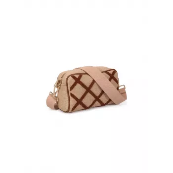 LAURA ASHLEY Damen Lenore Stepptasche aus Kunstleder, Schultertasche, 23x15x9 cm