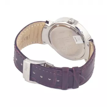 Laura Biagiotti LB0033M-04 Herren Quarz Analog Uhr 40mm Schwarzes Zifferblatt Echtes Lederband