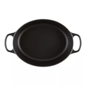 Le Creuset Signature Oval Roaster 31 cm Black Emailschwarz Gusseisen (4.7L)