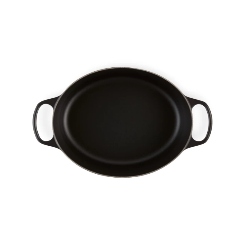 Le Creuset Signature Oval Roaster 31 cm Black Emailschwarz Gusseisen (4.7L)