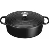 Le Creuset Signature Oval Roaster 31 cm Black Emailschwarz Gusseisen (4.7L)