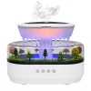 LEAN Luftbefeuchter Aroma-Diffusor Regen-Effekt LED-Licht mit Netzteil