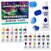 LEAN Artistic Acrylic Paint Set 24 Colors 12 ml