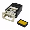LEAN Automatischer Datumsstempel Verstellbarer Büro-Datumsstempel Schwarz