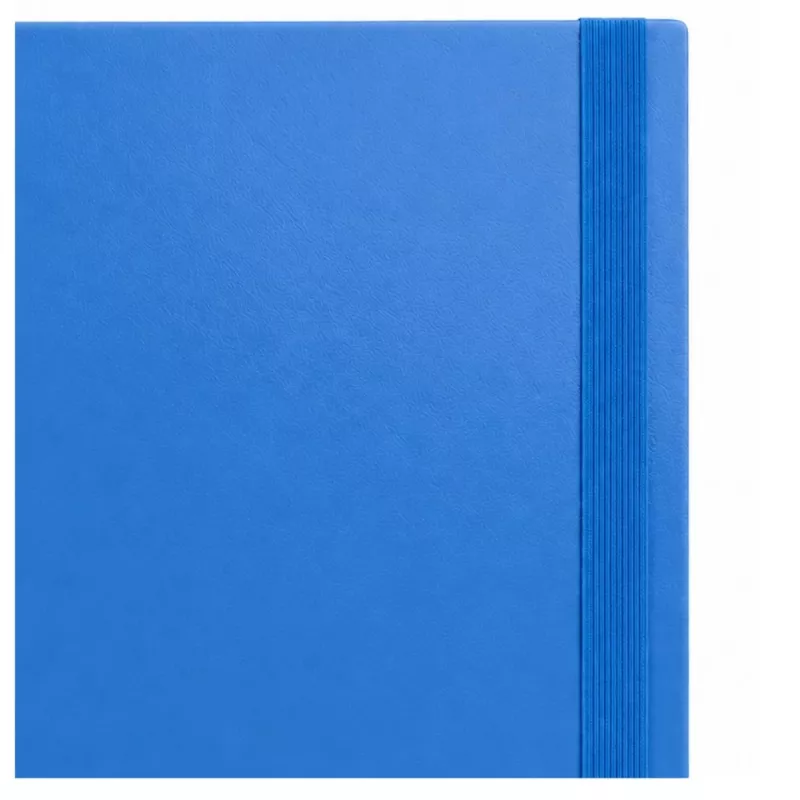 LEAN blauer A4-Ordner mit Gummiband, 4,5 cm Rücken, kaschierter Karton, 450 Blatt Fassungsvermögen