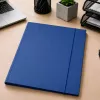LEAN Kartonmappe mit Gummizug, lackiert, A4, 300 g/m², blau