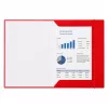 LEAN Kartonmappe mit Gummizug, lackiert, A4, 300 g/m², rot