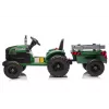 LEAN CARS 24V Batteriebetriebener Traktor mit Anhänger Dunkelgrün - CH9959B
