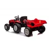 LEAN CARS 24V Batterie-Traktor HC-306 Rot mit Anhänger