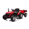 LEAN CARS 24V Batterie-Traktor HC-306 Rot mit Anhänger