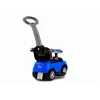 LEAN CARS 614W Kinder-Rutschauto mit Schiebegriff und Elternlenkstange - Blau